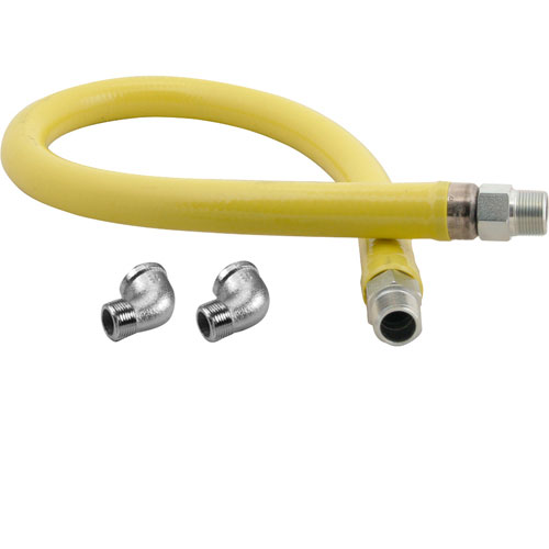 (image for) T&S Brass HG-2E-48 HOSE,GAS , 1" NPT X 48", T&S